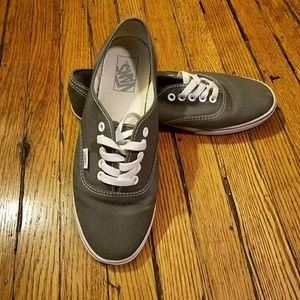 Women's 9.5 Vans Gray
